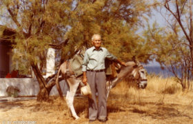Antanasio with Donkey at Spiti