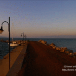 Koroni Harbour at Sunset 360° Pamorama Small
