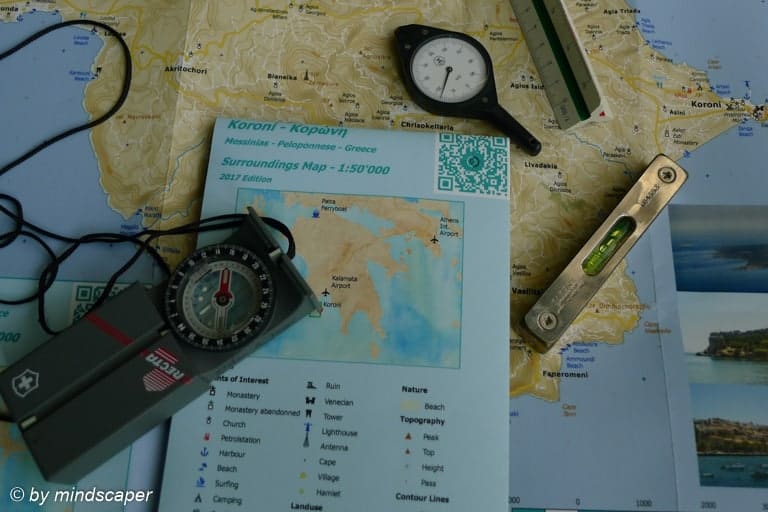 Koroni Surroundings Map 1:50'000