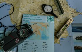 Koroni Surroundings Map 1:50'000 Printed