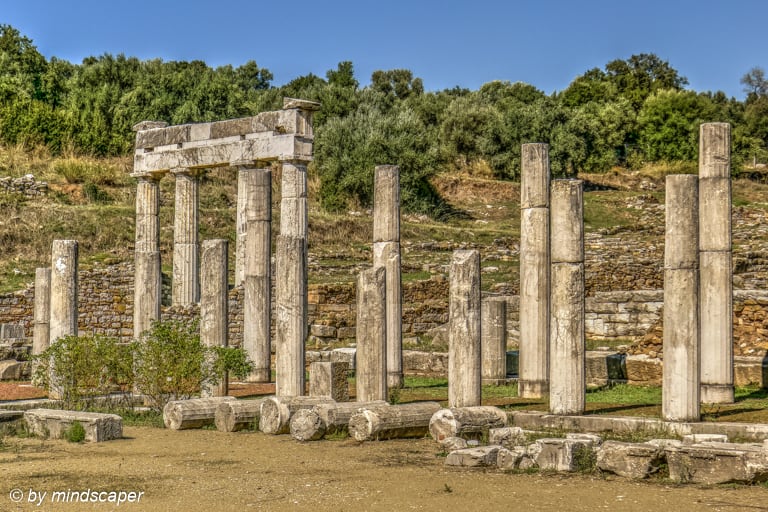 Temple Ruin in Ancient Messene – Archaeological Site