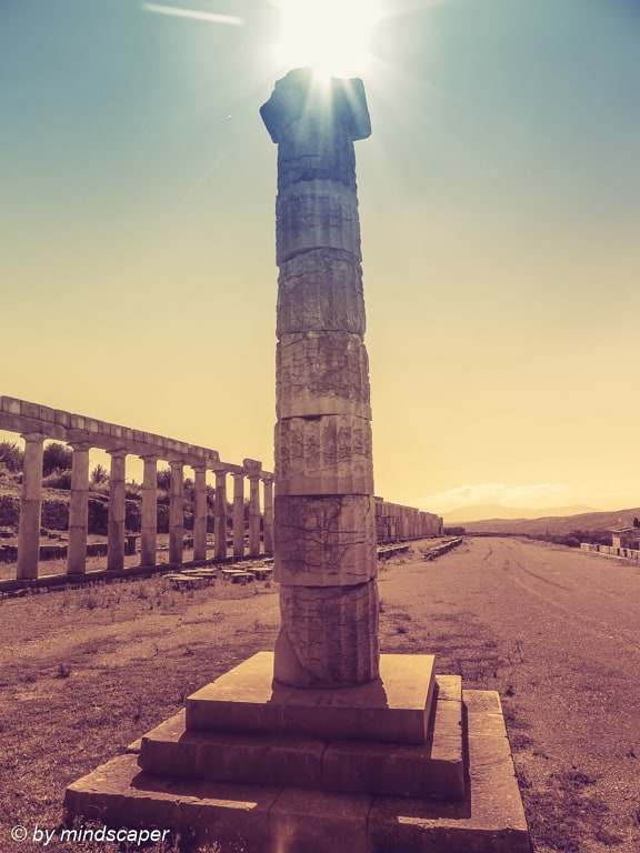 Column of Ancient Messene - Archaeological Site