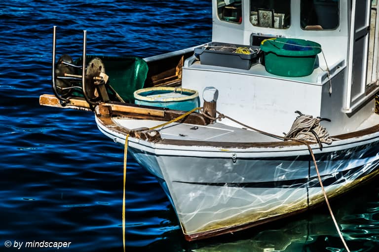 Bow of a Mediterranean Fisherboat - Sea Story