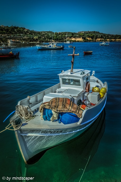 Fisherboats in the Harbour - Sea Story