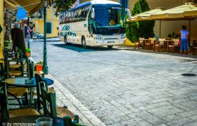 Modern KTEL Bus in Koroni - Travel