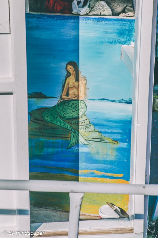 Painted Mermaid on Fisherboat - Mediterranean Spirit