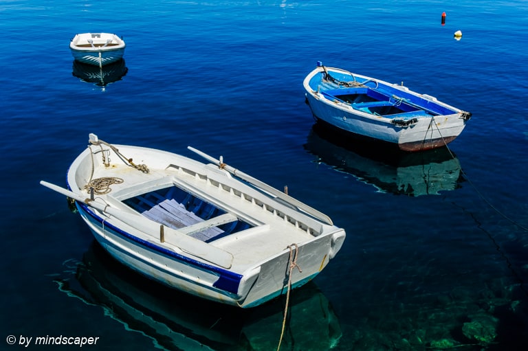Fishermen's Rowing Boats - Mediterranean Sea Story
