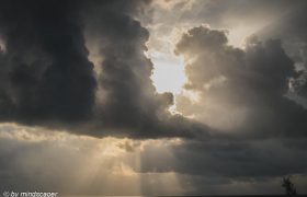 Storm above the Mediterranean Sea - Greece Weather