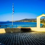 Eleistria Terrace Panoramic South View with Bell in the Morning Light