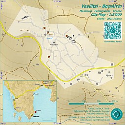 Vasilitsi City Map 1:5'000 Overview