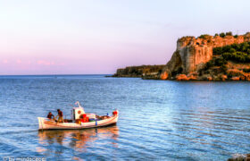 Fisherboat near Kastro