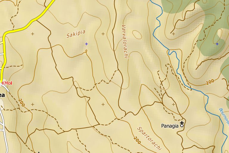 Koroni Surroundings Map Topo25 - Sample 2 (2025 V4)