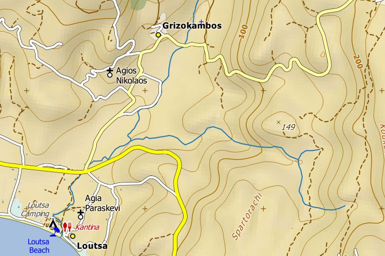 Koroni Surroundings Map Topo25 - Sample 1 (2025 V4)