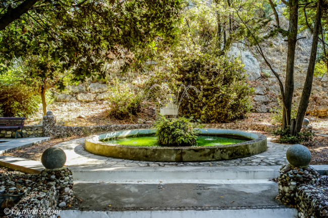 Fountain in Eleistria Park - Koroni